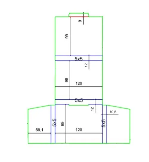 Karton Fasonowy 120x100x12 350g/m2 50 szt.