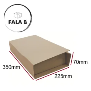 Karton na książki multimail owijka A4+350x225x70 350g/m2 50 szt.