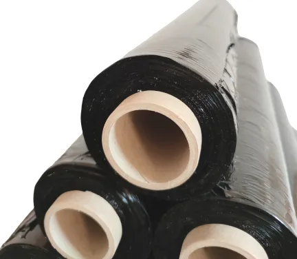 Folia stretch Czarna 2.5 kg netto + gilza