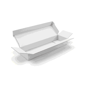 Karton klapowy długi 800x200x150mm 3W B 380g/m2 Biały