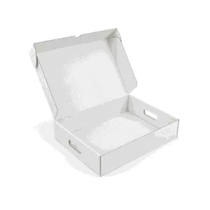 Karton na pączki 400x300x85mm wew. 3W B 360g/m2 Biały